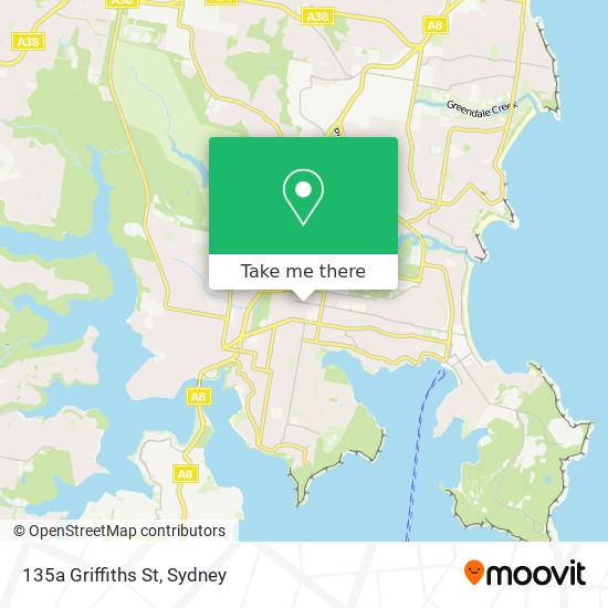 Mapa 135a Griffiths St