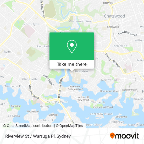 Riverview St / Warruga Pl map