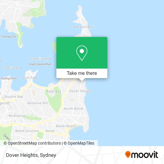 Mapa Dover Heights