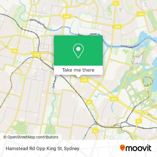 Hamstead Rd Opp King St map