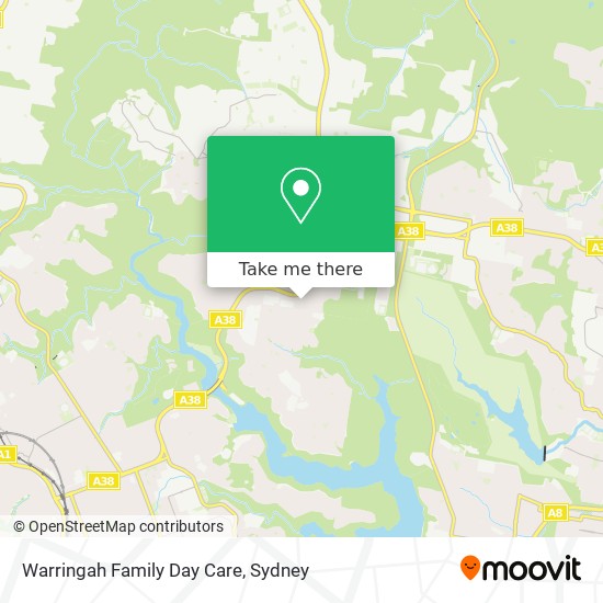 Warringah Family Day Care map