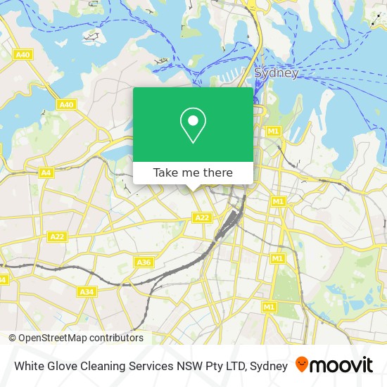 White Glove Cleaning Services NSW Pty LTD map