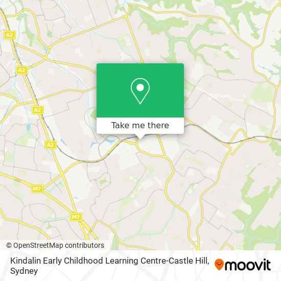 Kindalin Early Childhood Learning Centre-Castle Hill map