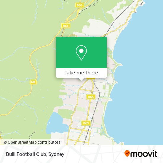 Bulli Football Club map