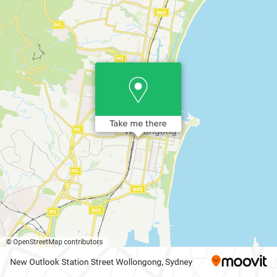 New Outlook Station Street Wollongong map