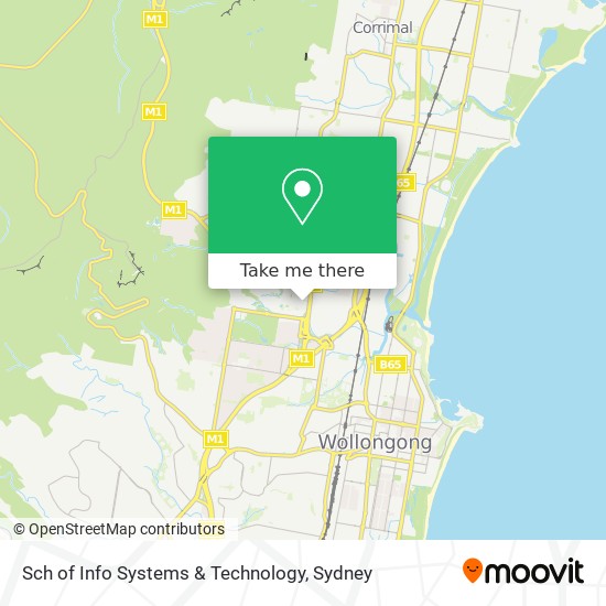 Sch of Info Systems & Technology map