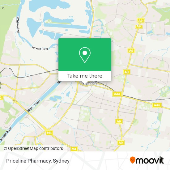 Priceline Pharmacy map