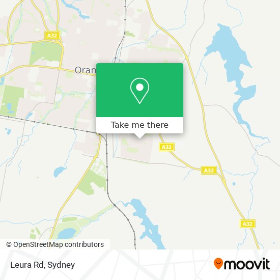 Mapa Leura Rd