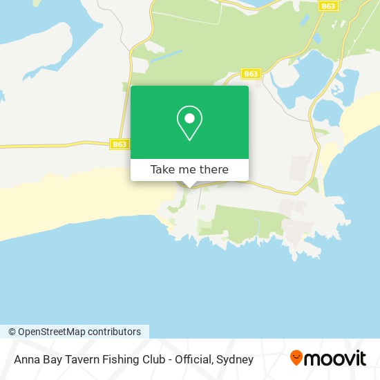 Anna Bay Tavern Fishing Club - Official map