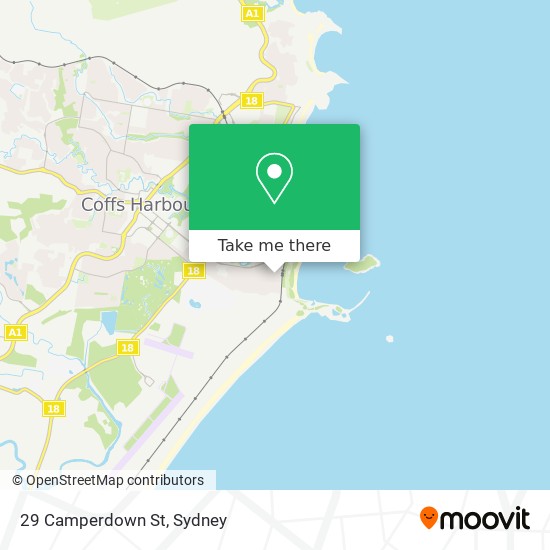 29 Camperdown St map