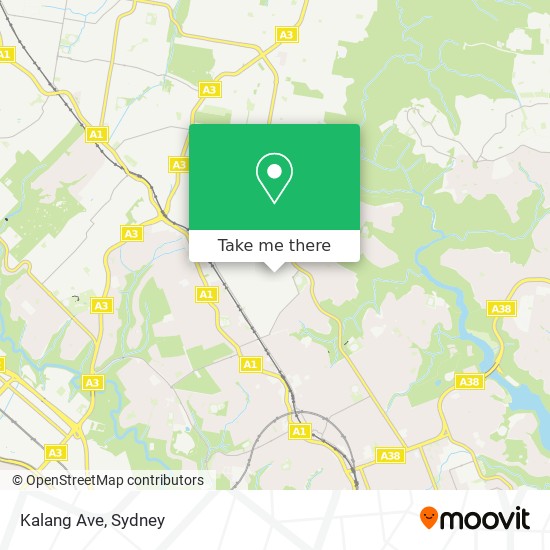 Kalang Ave map