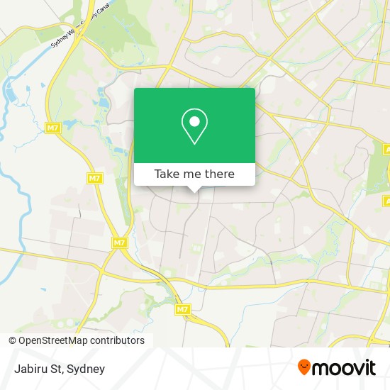 Jabiru St map