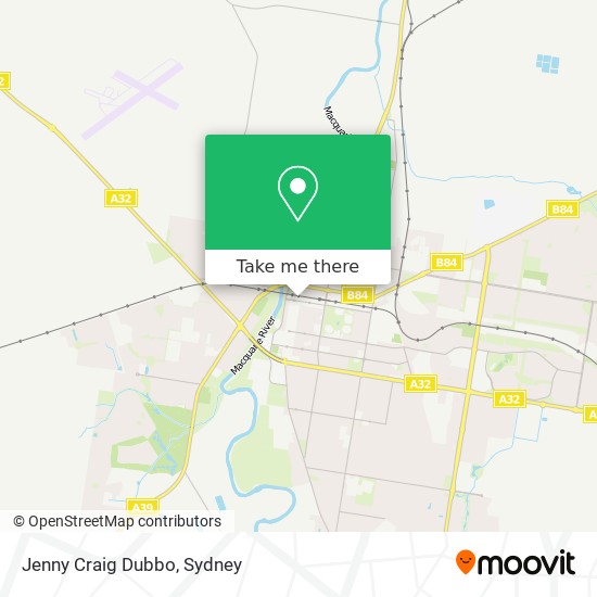 Jenny Craig Dubbo map