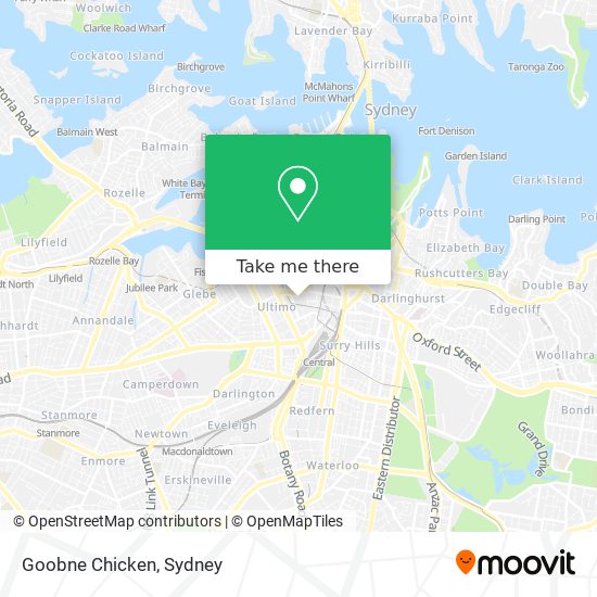 Goobne Chicken map