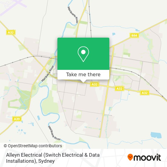 Mapa Alleyn Electrical (Switch Electrical & Data Installations)