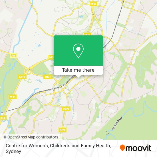 Centre for Women's, Children's and Family Health map