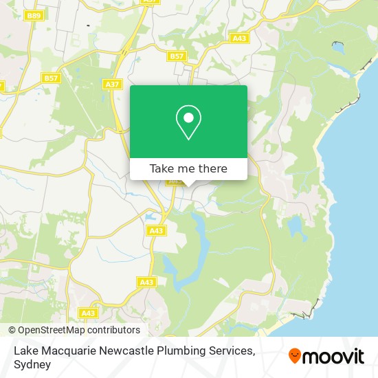 Lake Macquarie Newcastle Plumbing Services map