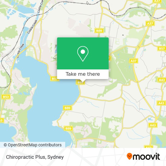 Chiropractic Plus map