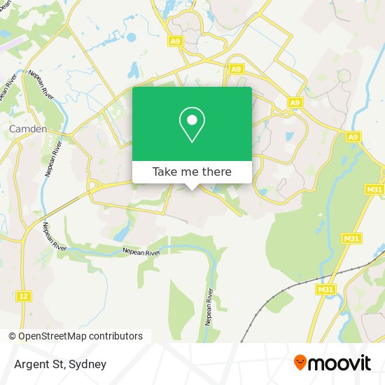Argent St map