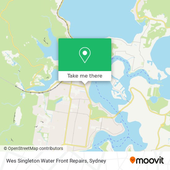 Mapa Wes Singleton Water Front Repairs