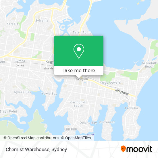 Chemist Warehouse map