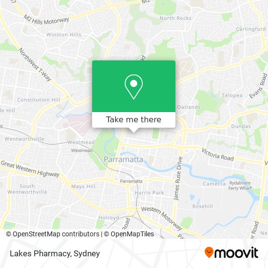 Lakes Pharmacy map