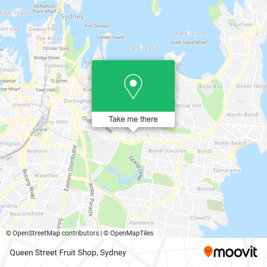 Queen Street Fruit Shop map