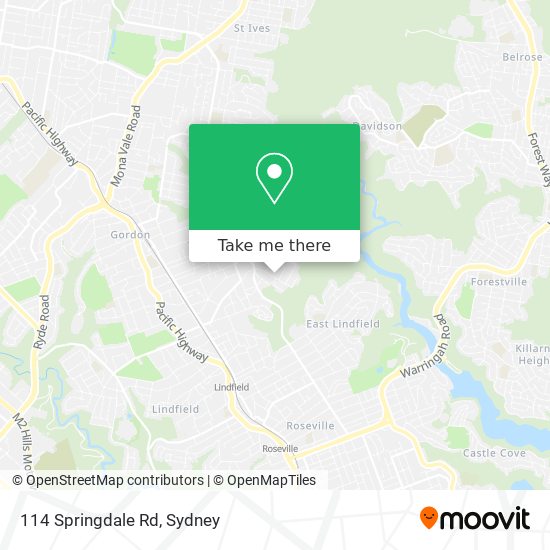 114 Springdale Rd map