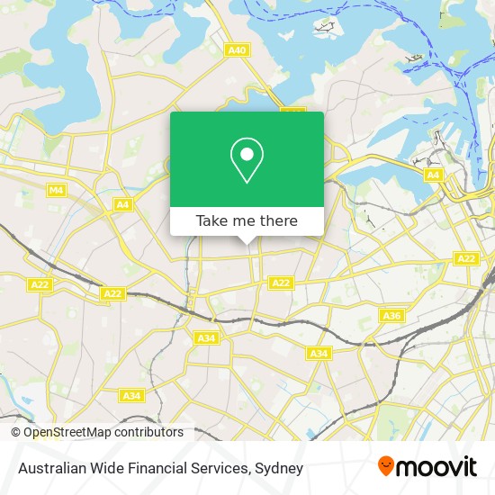Australian Wide Financial Services map