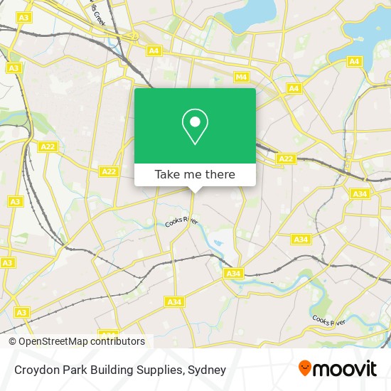 Mapa Croydon Park Building Supplies