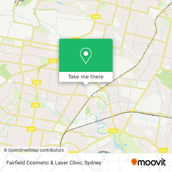 Fairfield Cosmetic & Laser Clinic map