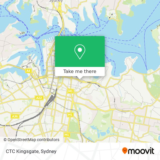 CTC Kingsgate map