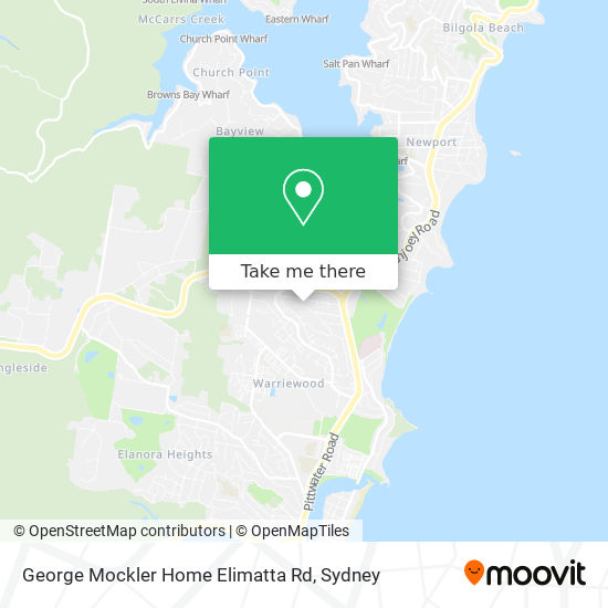 George Mockler Home Elimatta Rd map