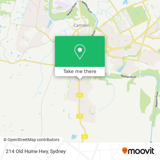 214 Old Hume Hwy map