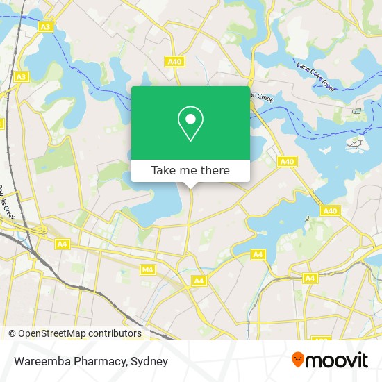 Wareemba Pharmacy map