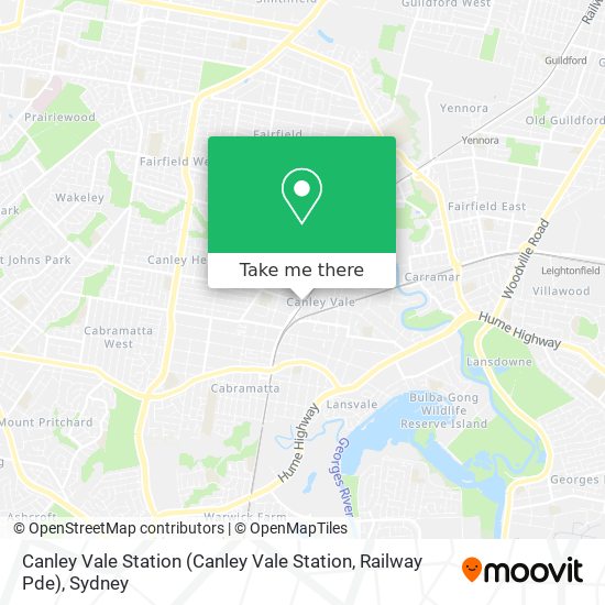 Canley Vale Station (Canley Vale Station, Railway Pde) map