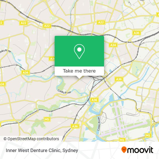 Mapa Inner West Denture Clinic