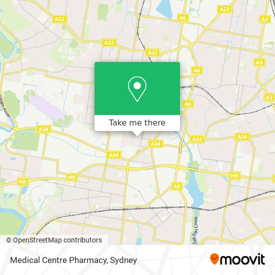 Medical Centre Pharmacy map