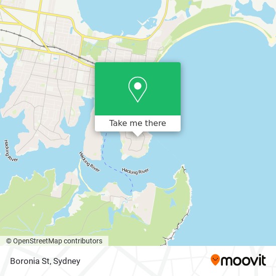 Boronia St map