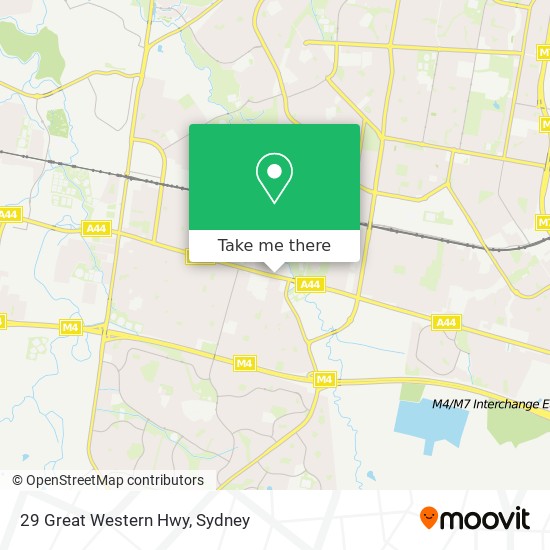 29 Great Western Hwy map