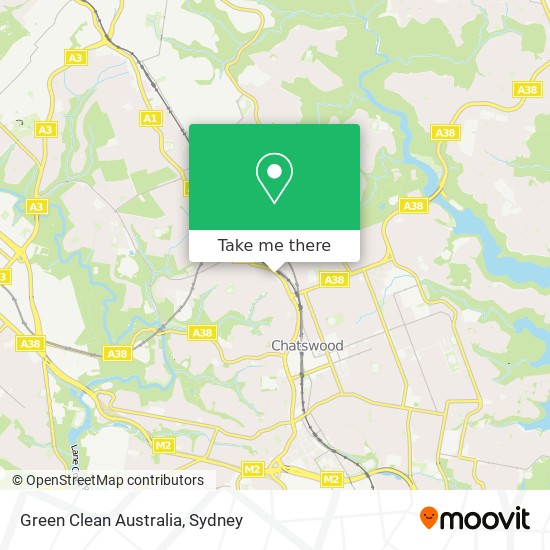 Green Clean Australia map