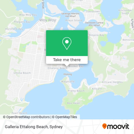 Galleria Ettalong Beach map