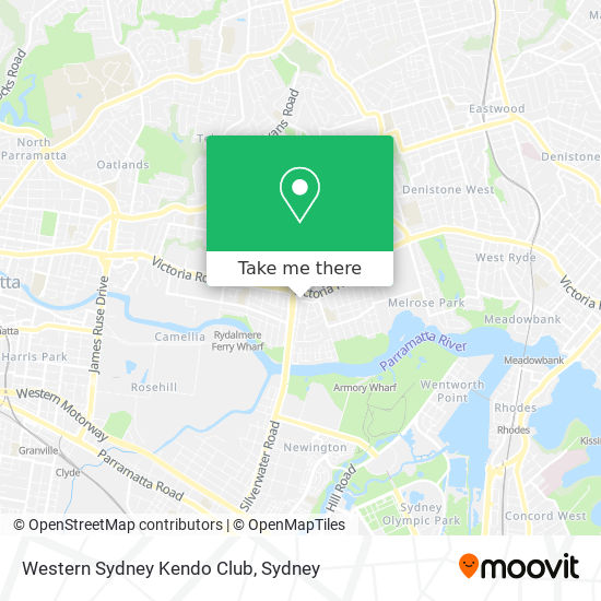 Western Sydney Kendo Club map
