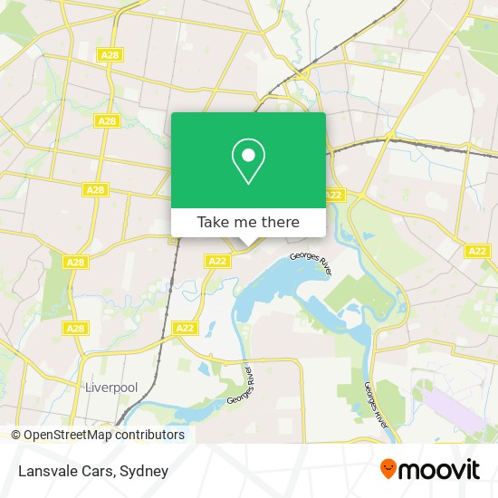 Mapa Lansvale Cars