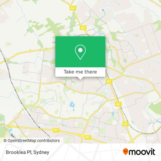 Brooklea Pl map