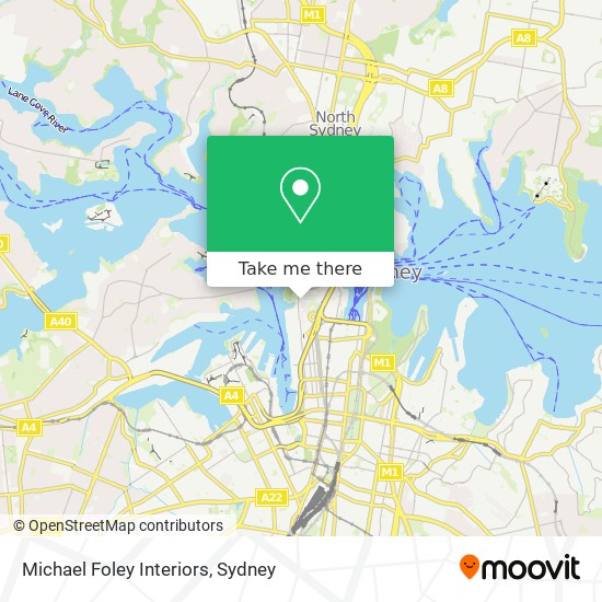 Michael Foley Interiors map