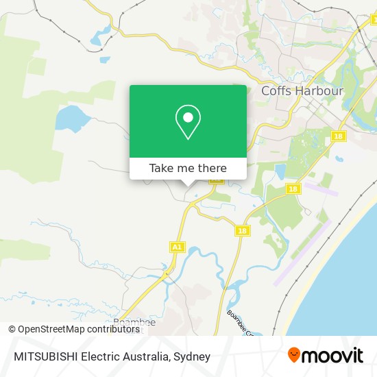 MITSUBISHI Electric Australia map