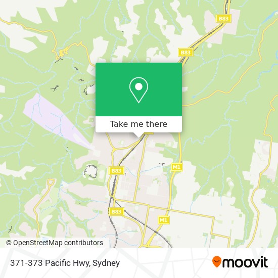 Mapa 371-373 Pacific Hwy