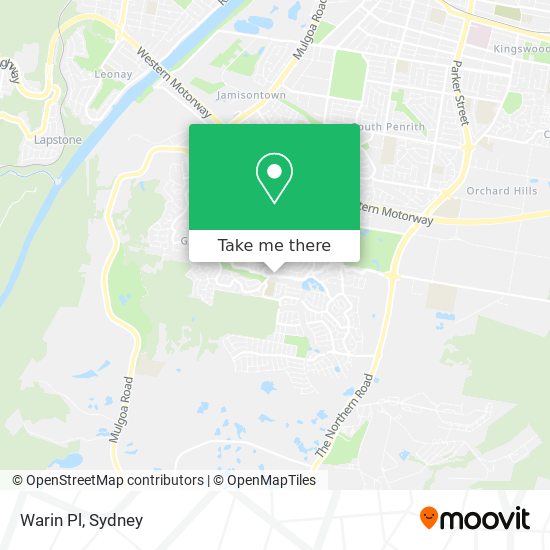 Warin Pl map