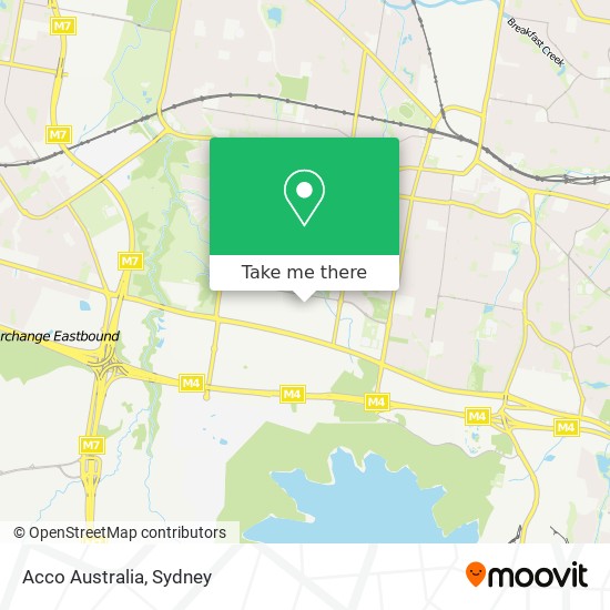 Acco Australia map